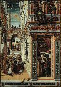 Carlo Crivelli Annunciation with Saint Emidius Norge oil painting reproduction